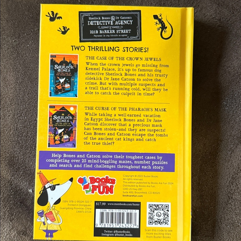 Sherlock Bones Puzzle Adventure Book by Tim Collins|| 2 in 1 - Picture 3 of 5